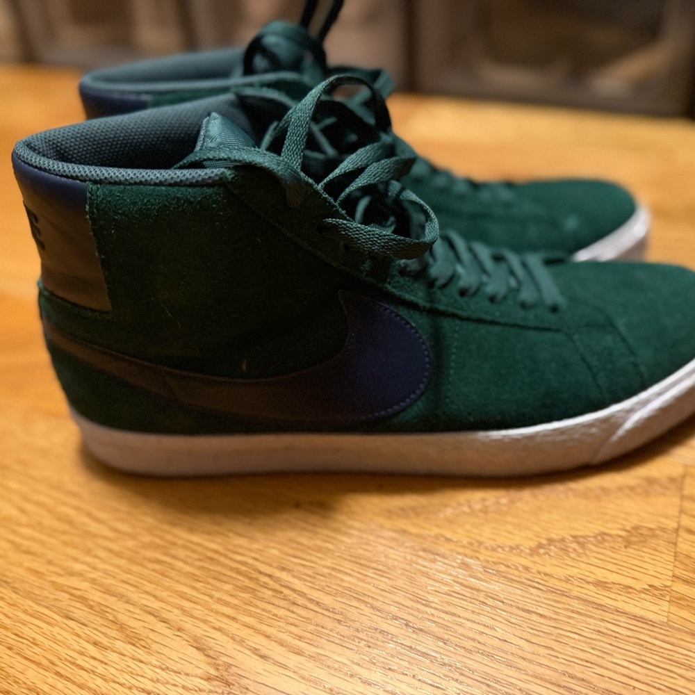 Nike blazer Green and Blue High-Top Sneakers